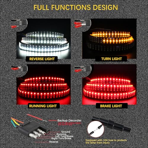 60 Inch LED Tailgate Light Bar with Reverse and Turn Signals J750361
