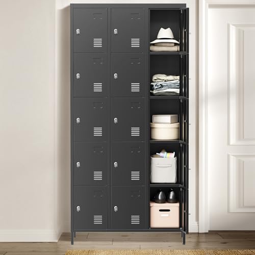Metal Lockers with Shelves 72" H for Employees C448234