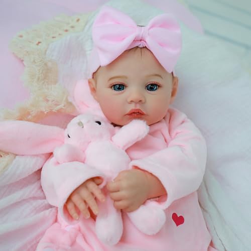 18 Inch Realistic Reborn Baby Doll Girl with Soft Weighted Body H76938