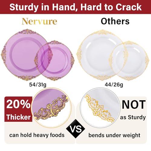 Gold Plastic Dinnerware Set for 50 Guests N48810