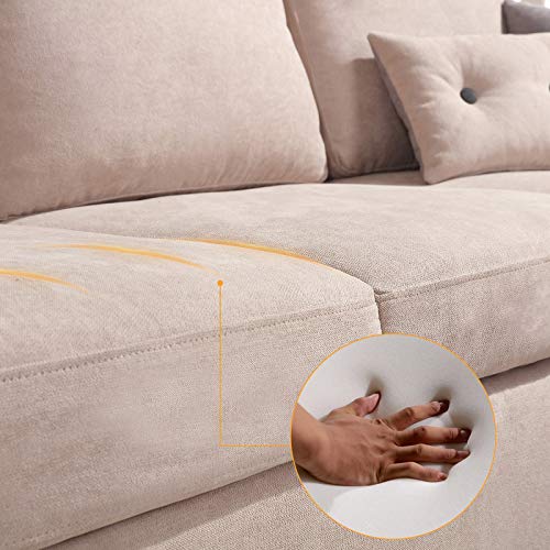Convertible Sectional Sofa L Shaped Couch with Reversible Chaise U238492