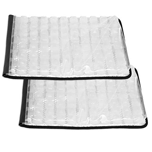 Party Mat Chiller for Cold Serving Food Buffet Cooler (19" x 15", Black, 2 Pack) B789