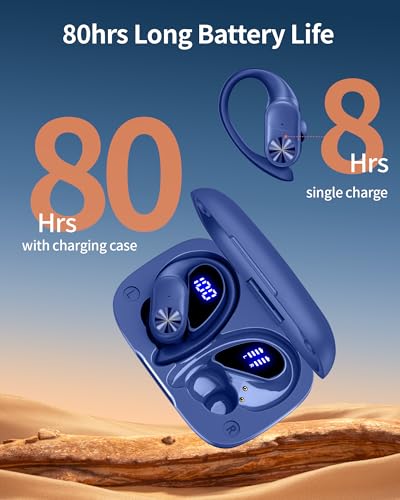 Wireless Earbuds with Charging Case, IPX7 Waterproof, 80hrs Playtime I710320
