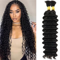 Human Braiding Hair Bulk Human Hair for Braiding No Weft Unprocessed Brazilian Virgin Human Hair Extensions