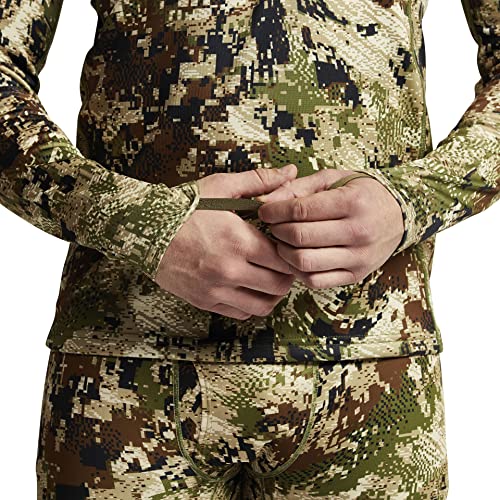 Men's Midweight Zip Long Sleeve Hunting Shirt V465