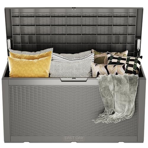 Outdoor Storage Box 31 Gallon Waterproof Resin Deck Box V3075