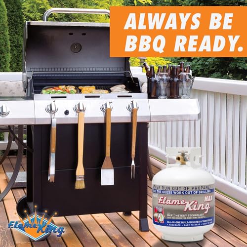 20LB Steel Propane Tank Cylinder with Built-in Gauge for Grills and BBQs Y6300