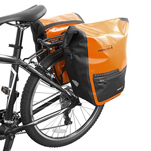 Bike Panniers 30L Pair Waterproof with Rain Cover for Rear Rack J12272