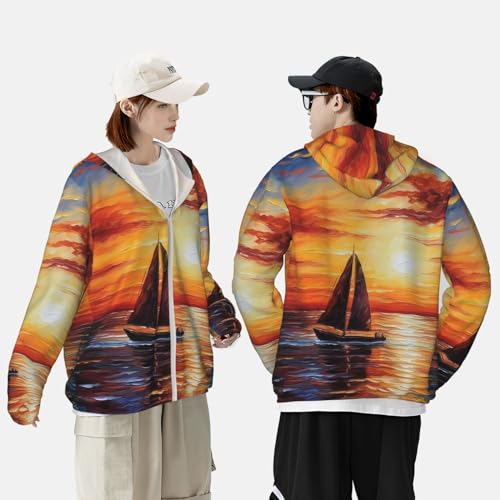 UPF 50+ Sun Protection Hoodie Jacket Quick Dry Long Sleeve M255189