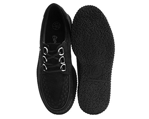 Faux Suede Black Creeper Shoes K515148