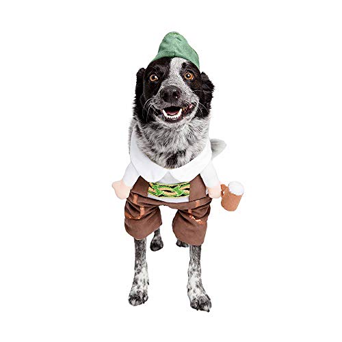 X-Large German Oktoberfest Dog Costume for Halloween Parties Z31358