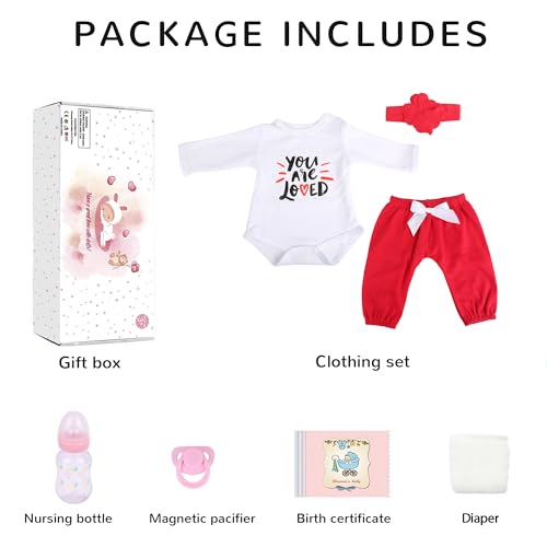 20 Inch Realistic African American Newborn Doll with Soft Body Gift Set Q2839