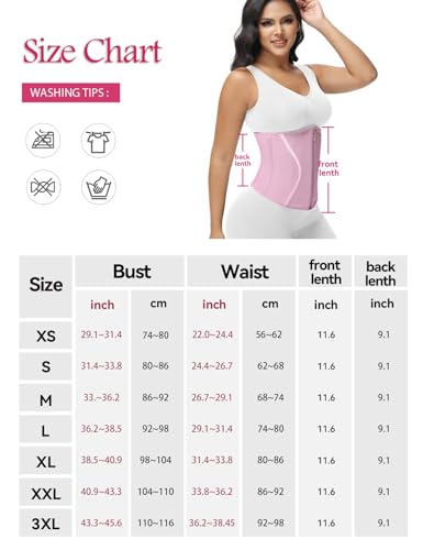 Waist Trainer Corset for Women with Zipper Hooks I774505
