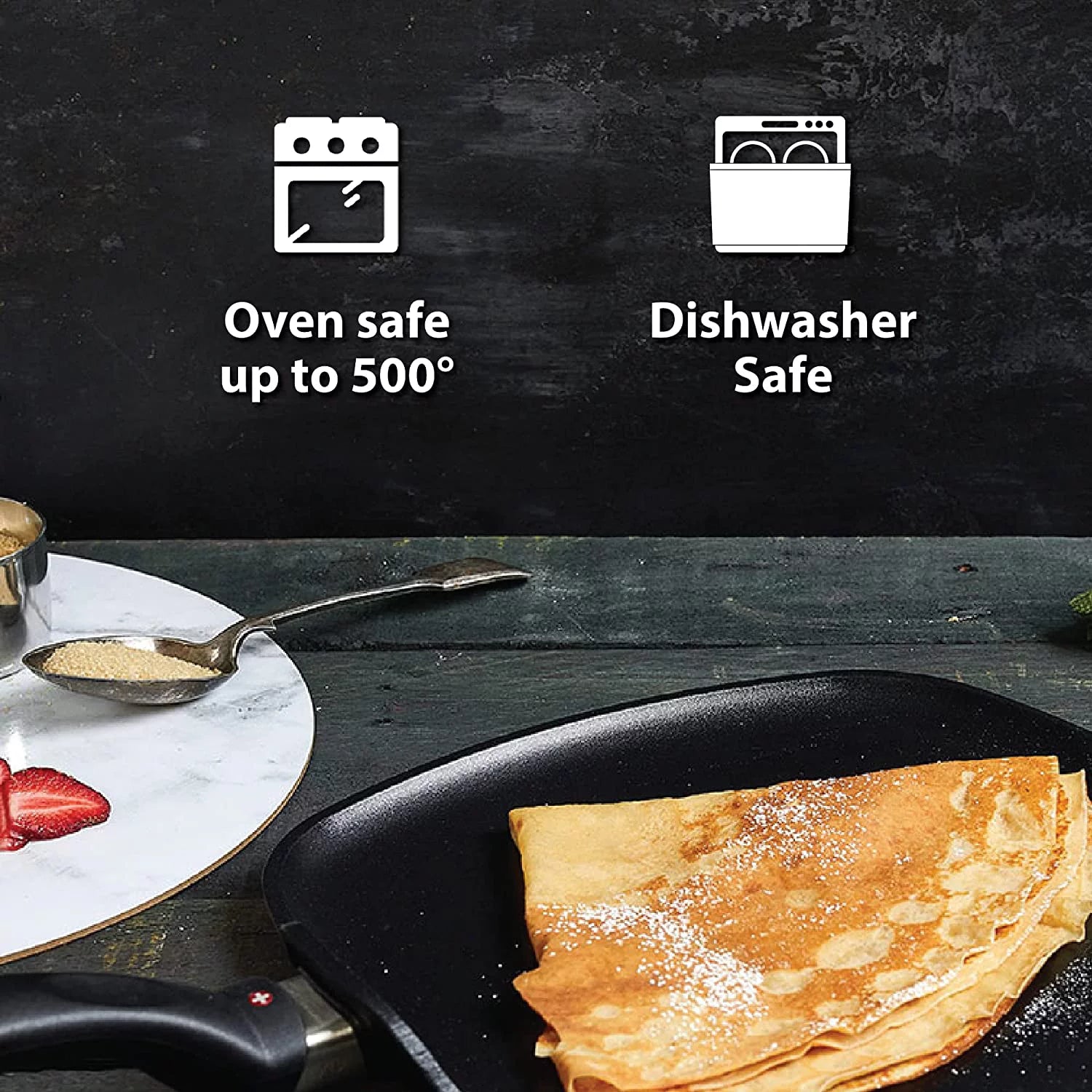 10 Piece Nonstick Diamond Coated Cookware Set with Lids, Oven Safe Z300539