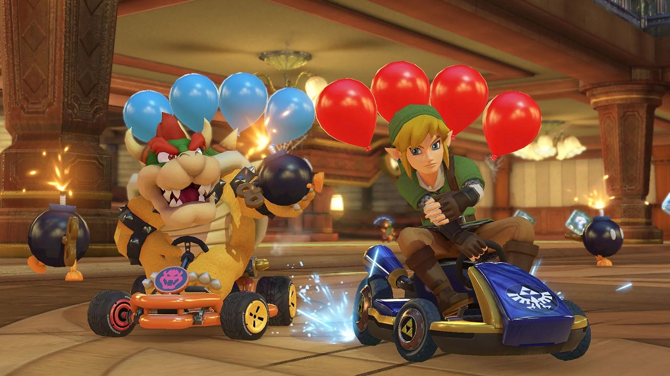 Mario Kart 8 Deluxe & 3 Month Membership, Nintendo Switch H311