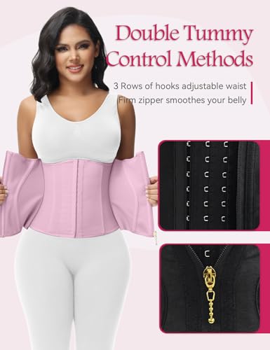 Waist Trainer Corset for Women with Zipper Hooks I774505