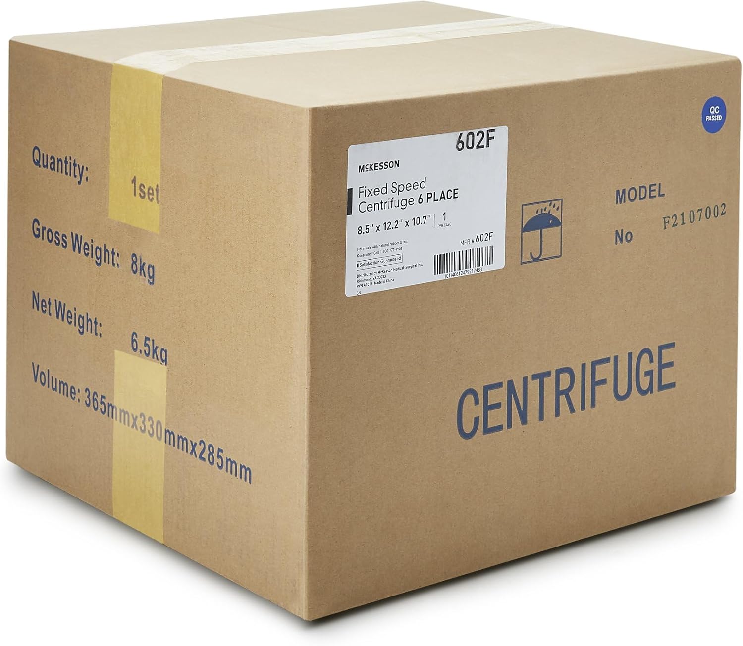 Centrifuge Machine for Laboratory Clinical Use, Fixed Speed 3400 RPM, 6-Place Rotor C809043