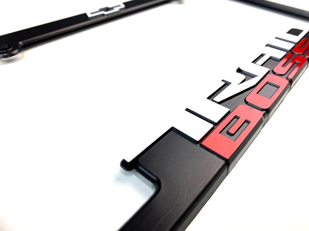 License Plate Frames 3D Raised Letter Brackets (1-Pair) S52162