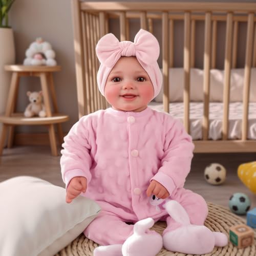 Reborn Baby Doll Sunny - 17 Inch Soft Vinyl Realistic Poseable Doll with Accessories L43468