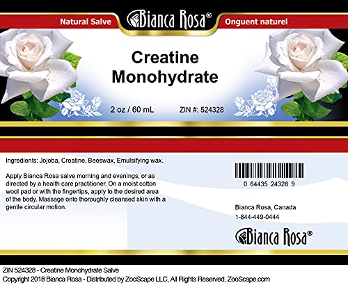 Creatine Monohydrate Salve, 2 oz W712