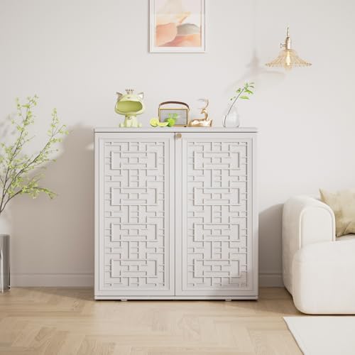 Outdoor Storage Cabinet Waterproof with Shelf for Patio and Garden U239