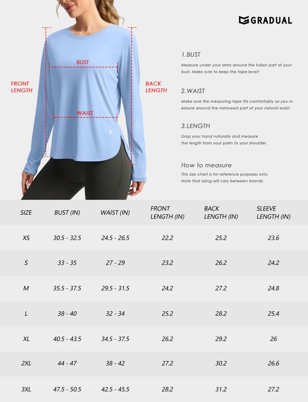 Women's UPF 50+ Long Sleeve Sun Shirt for Hiking K83979