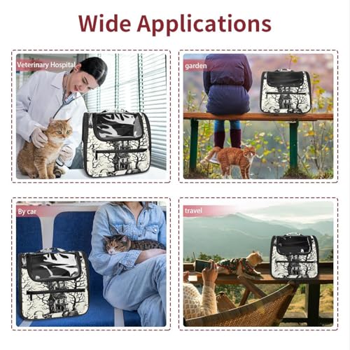 Halloween Cat Backpack Carrier, Breathable Bubble Pet Backpack R5452
