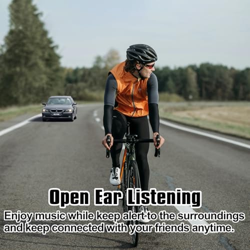 Bone Conduction Wireless Sport Headphones with Noise-Canceling Mics E40369