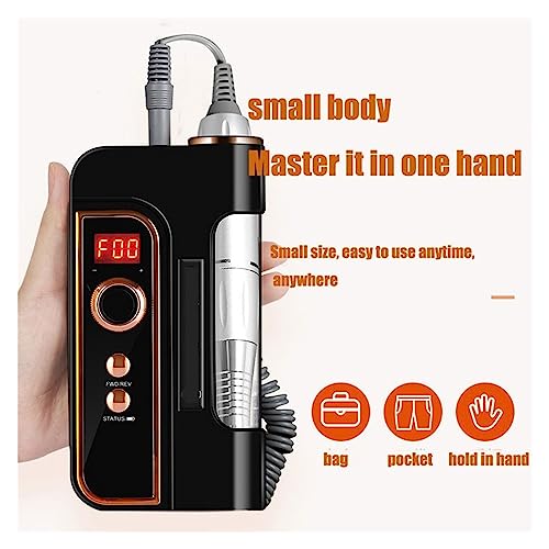 Electric Nail Drill, 35000 RPM Portable Pedicure Grinding Tool Q643