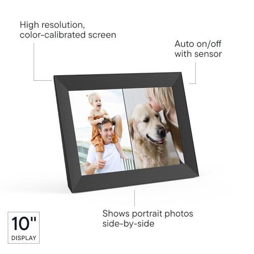 10.1" HD Digital Picture Frame with WiFi App Setup Z16788