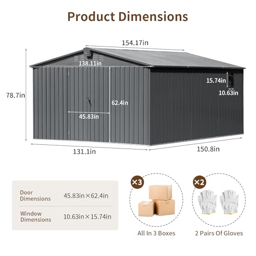 Resin Outdoor Storage Shed with Floor and Window, Lockable Small Tool Shed for Garden Patio Backyard, Light Gray V985