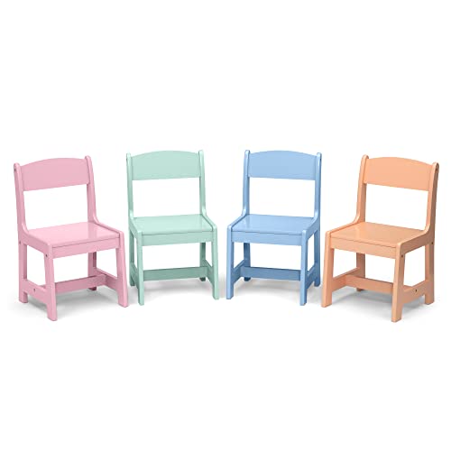 Kids Table and 4 Chairs Set, White H363890