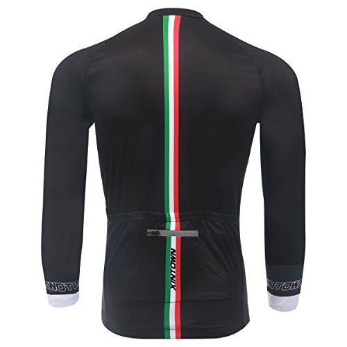 Thermal Winter Cycling Set for Men Long Sleeve Jersey and 3D Padded Pants H249