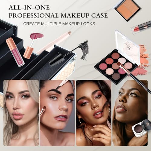 Professional Makeup Set for Teens and Girls with Train Case F23556