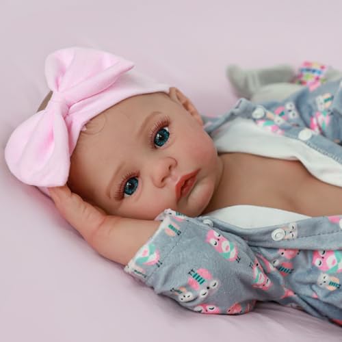 18 Inch Realistic Reborn Baby Doll Girl with Soft Weighted Body H76938