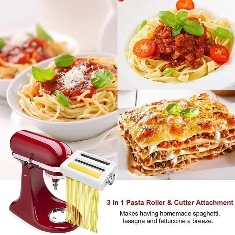 Pasta Maker Attachment for Stand Mixers, 3 in 1 Set O980273