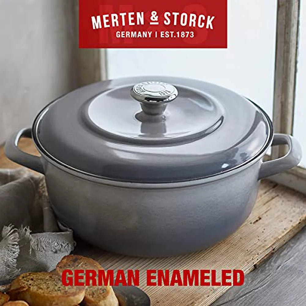 Enameled Iron Round 5.3QT Dutch Oven Pot with Lid H337
