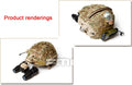ATAIRSOFT Army Tactical Airsoft Mesh Helmet Cover for AF/CP AirFrame Helmet-Without Helmet (Multicam)