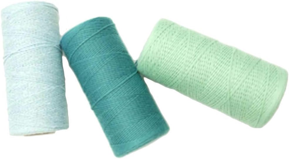 1mm Cotton Loom Warp Yarn for Weaving Carpet Tapestry Rug DIY C7516