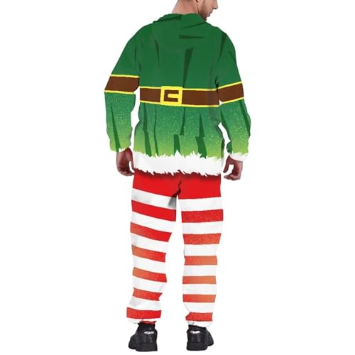 Adult Onesie Hooded One-Piece Pajama Zipper Jumpsuit for Men and Women I930