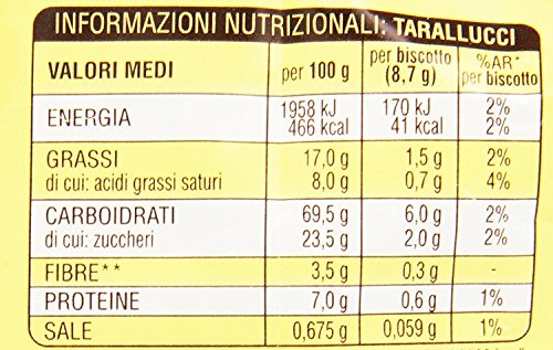 Tarallucci Biscuits with fresh eggs, 12.3 oz pack of 3 V519295