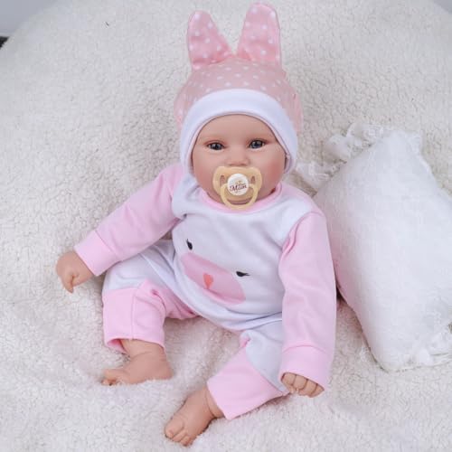 20 Inch Soft Vinyl Reborn Baby Doll with Accessories for Girls P18941