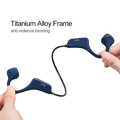 Bone Conduction Wireless Sport Headphones with Noise-Canceling Mics E40369