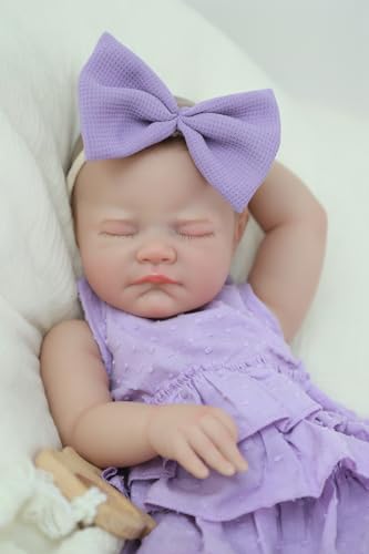 20 Inch Realistic Reborn Baby Doll in Green Outfit with Accessories B700