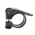 Seatpost Clamp, Quick Release Bike Seat Clamp, Bike Seat Post Locking Clamp, 31.8mm Aluminium Alloy Locking Clamp, Mountain Bike Seat Clamp(Black)