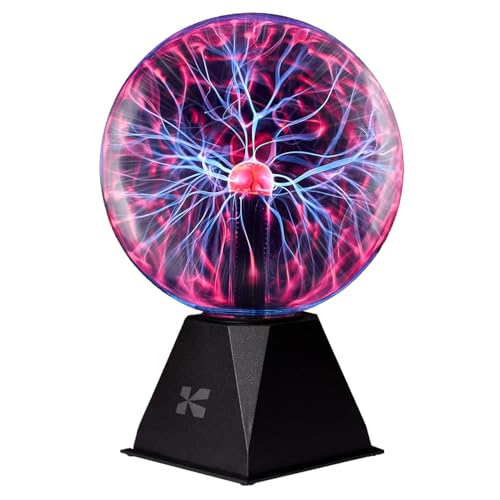 7 Inch Plasma Ball Lamp - Touch and Sound Sensitive Electric Globe with Lightning Effects R48981