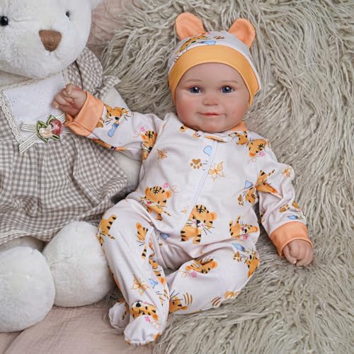 20 Inch Soft Vinyl Reborn Baby Doll with Accessories for Girls P18941