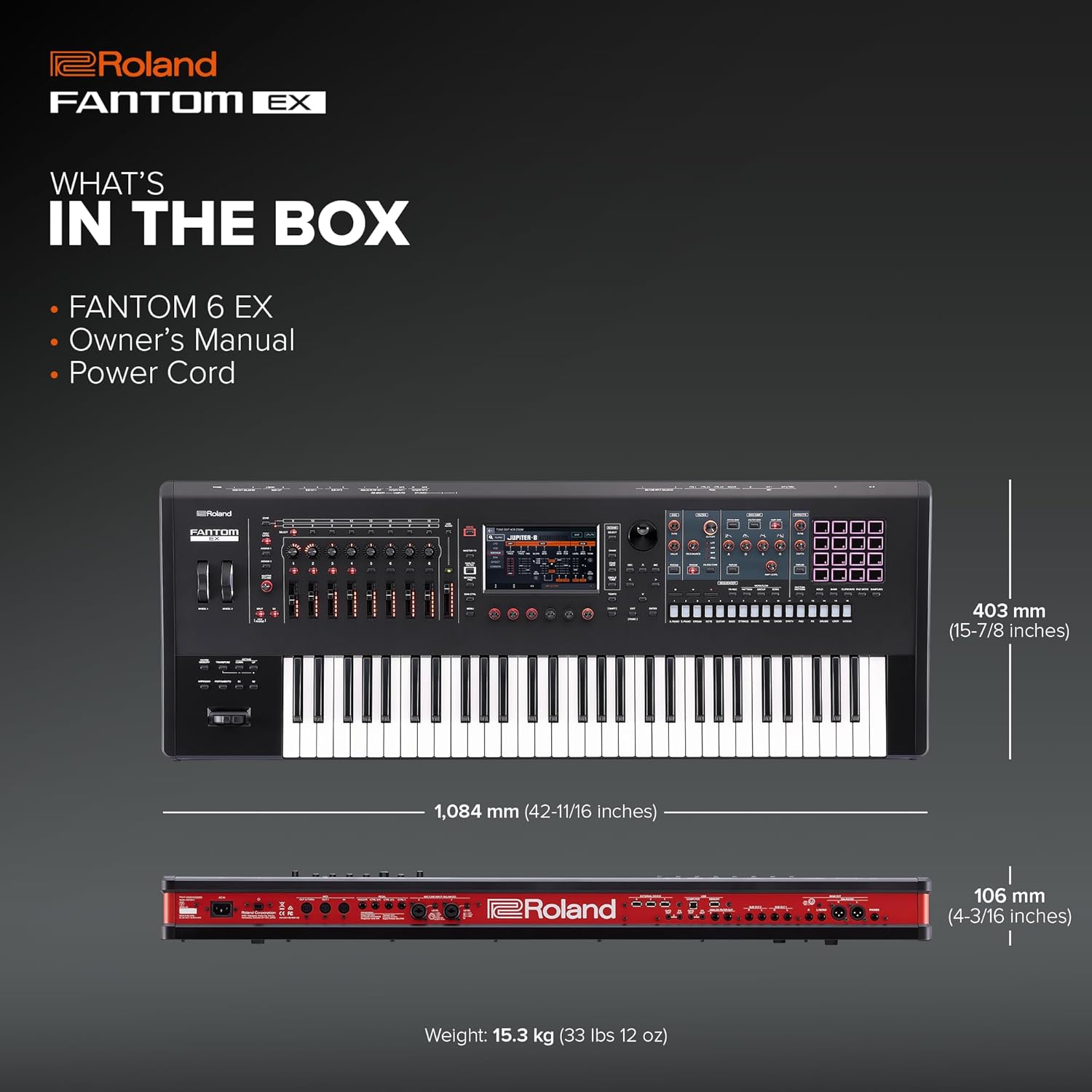 61-Key Synthesizer with Advanced Sound Engines R918