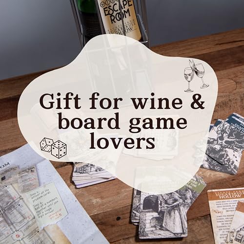 Escape Room Game Wine Bottle Puzzle Box for Adults S480582