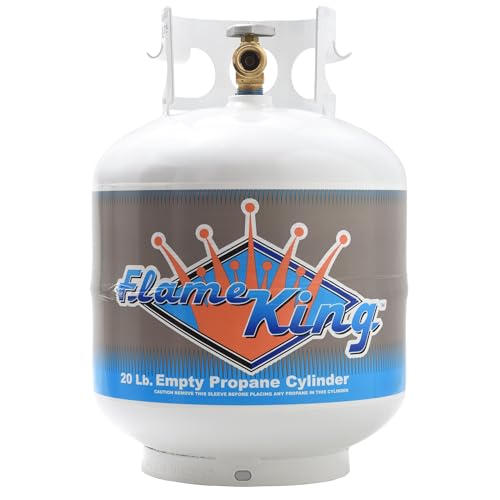 20 lb Steel Propane Tank Cylinder with Type 1 Valve for Grills and BBQs J64752